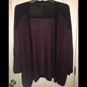 Apt.9 Purple and Black Cardigan
